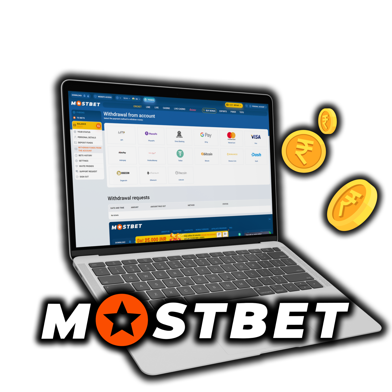 Pobierz i zainstaluj aplikację Mostbet